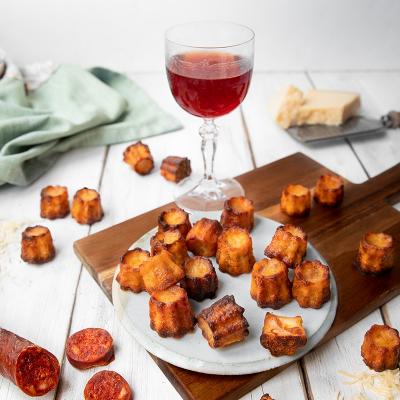 Cannelés chorizo comté 